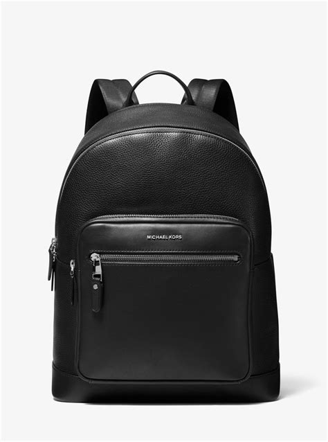 michael kors men's backpack leather|michael kors leather backpack men.